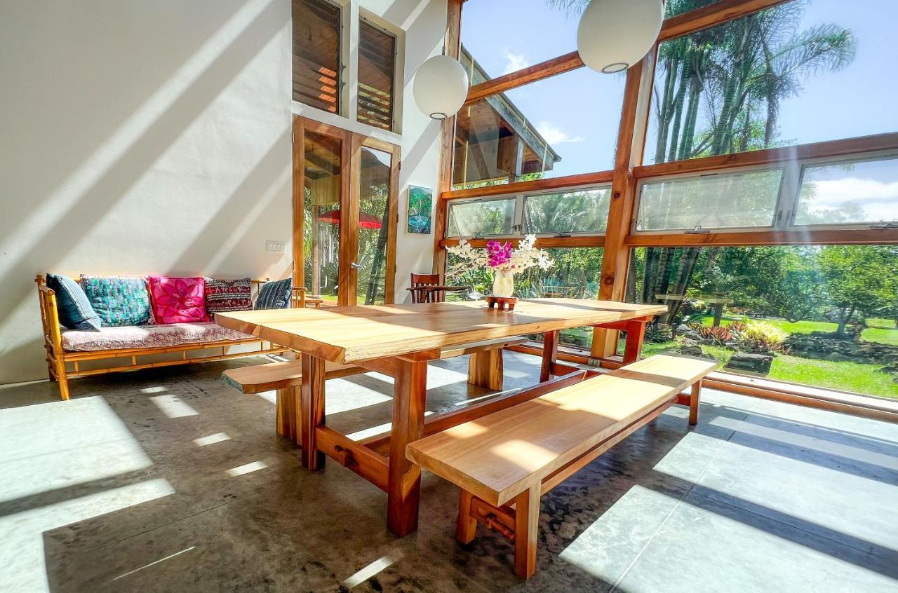 Jungle Haven Ocean Front Eco Villa On Fruit Farm Pahoa Exterior photo